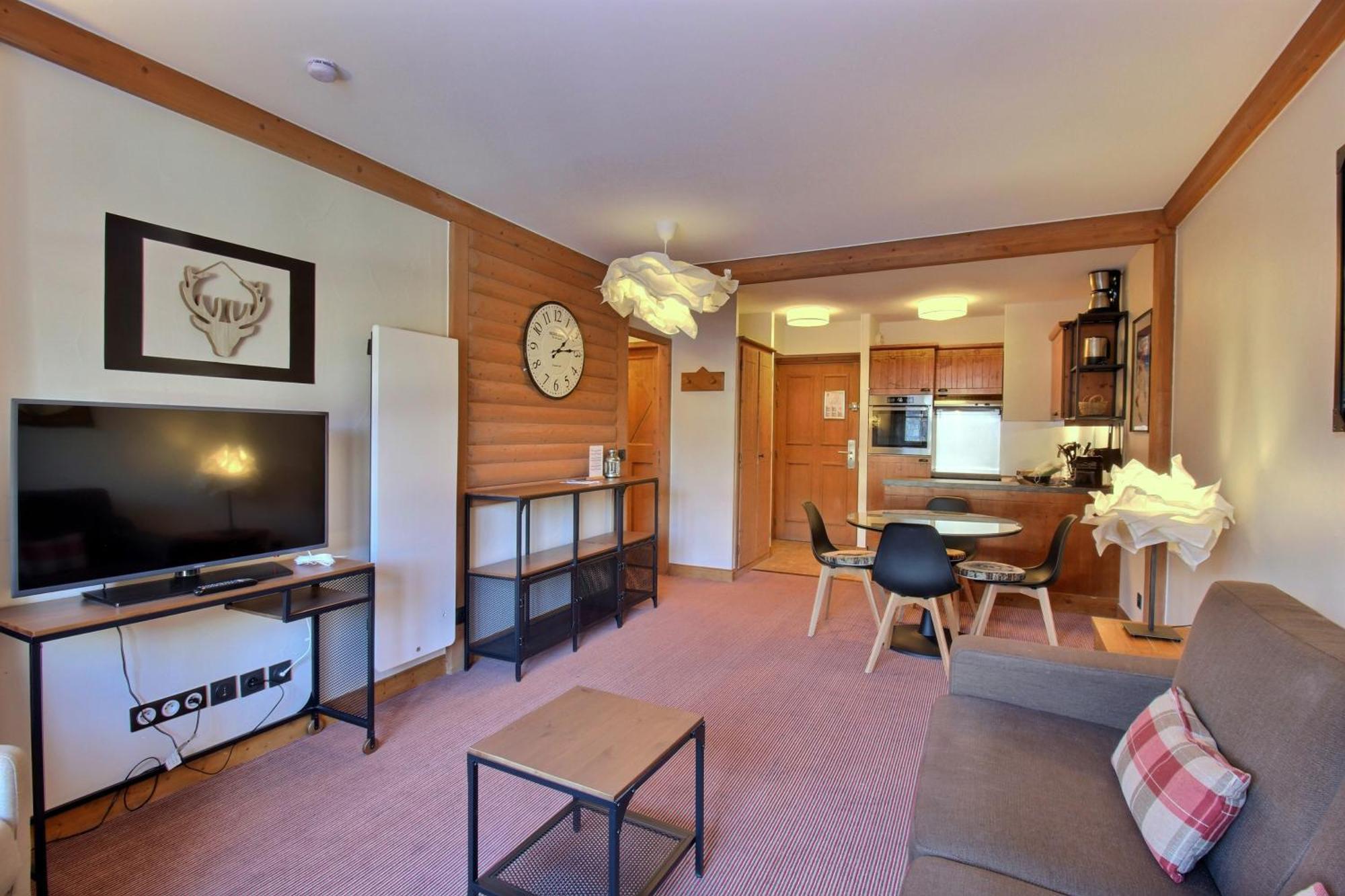 Arc 1950 - Appartement Moderne - Sauna Hammam Jacuzzi - 4 Personnes Les Arcs  المظهر الخارجي الصورة