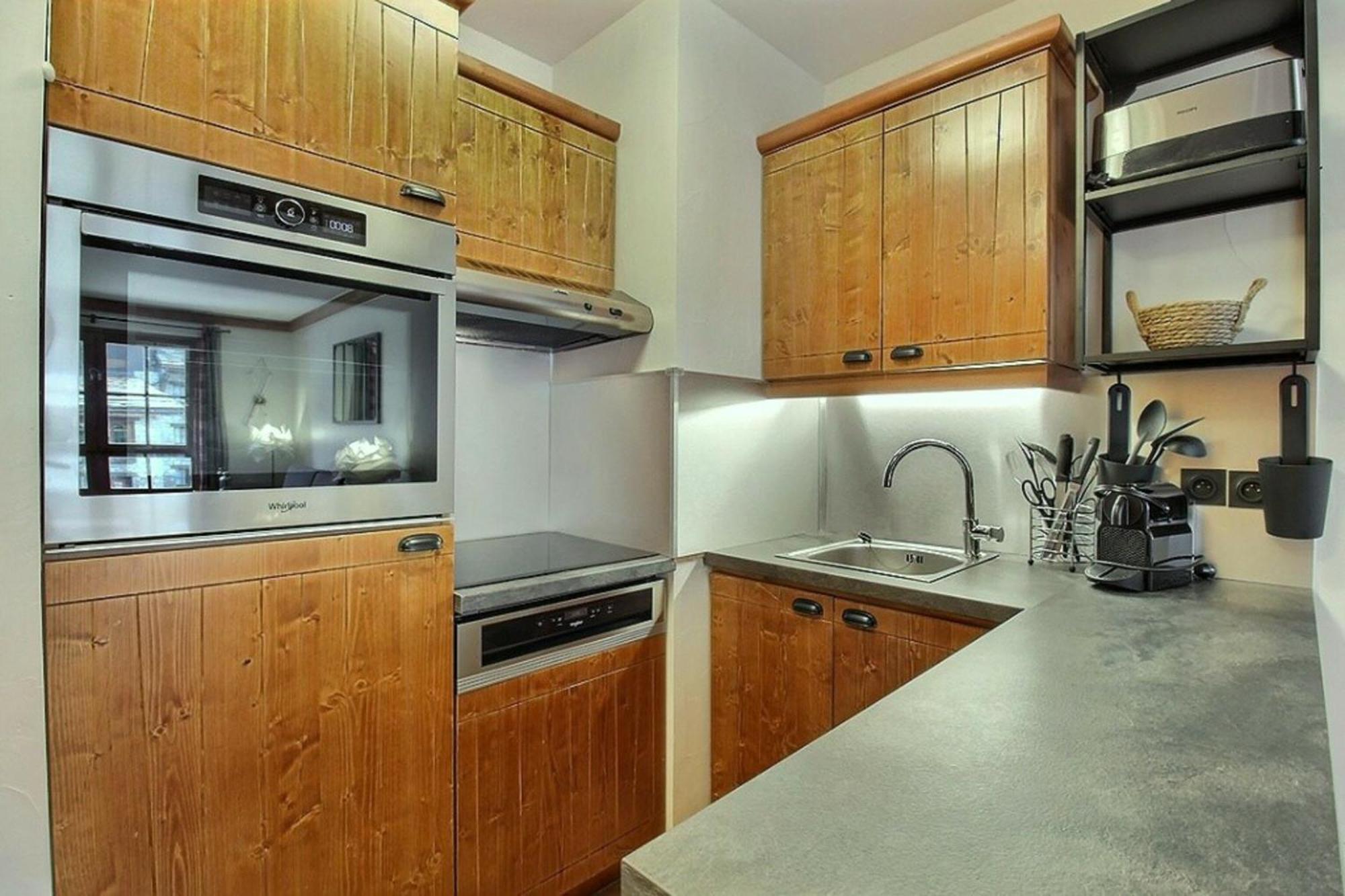 Arc 1950 - Appartement Moderne - Sauna Hammam Jacuzzi - 4 Personnes Les Arcs  المظهر الخارجي الصورة